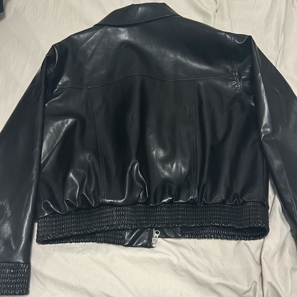 White Fox Leather Jacket - Never worn - Picture 2 of 3